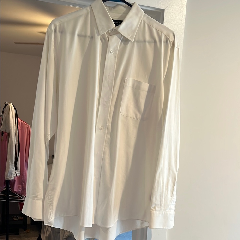 Elegant White Dress Shirt for Men